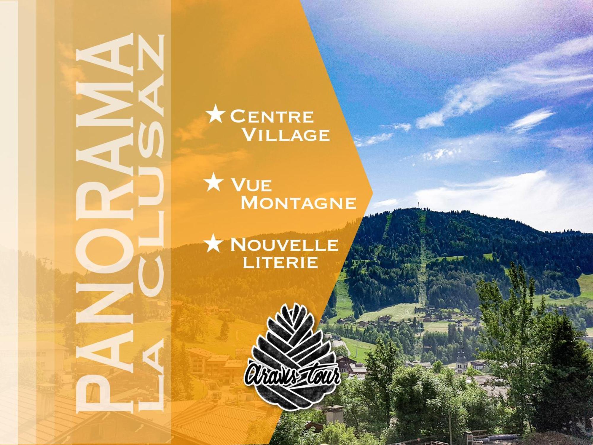 Studio Panorama - Vue Montagne Et Village, Centre La Clusaz - Aravistour Екстер'єр фото